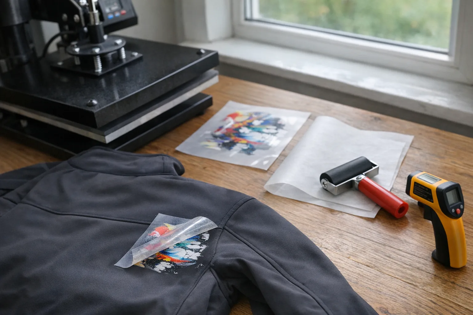 DTF na softshellu i kurtkach: jak uniknąć odklejania?