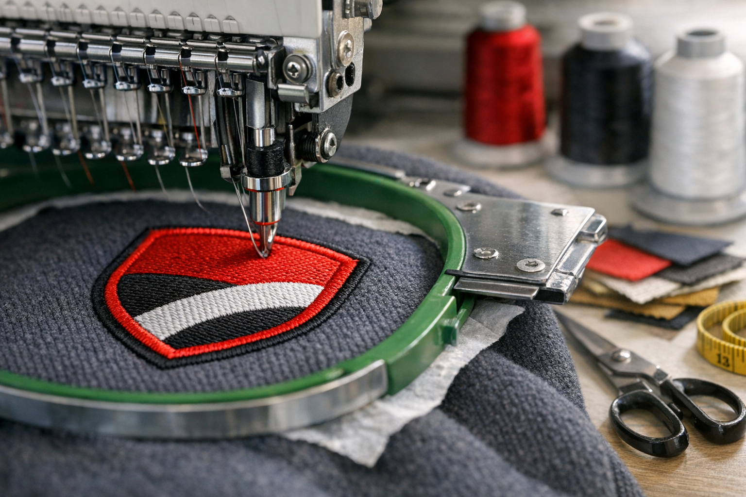 Haft komputerowy jako trwała metoda znakowania