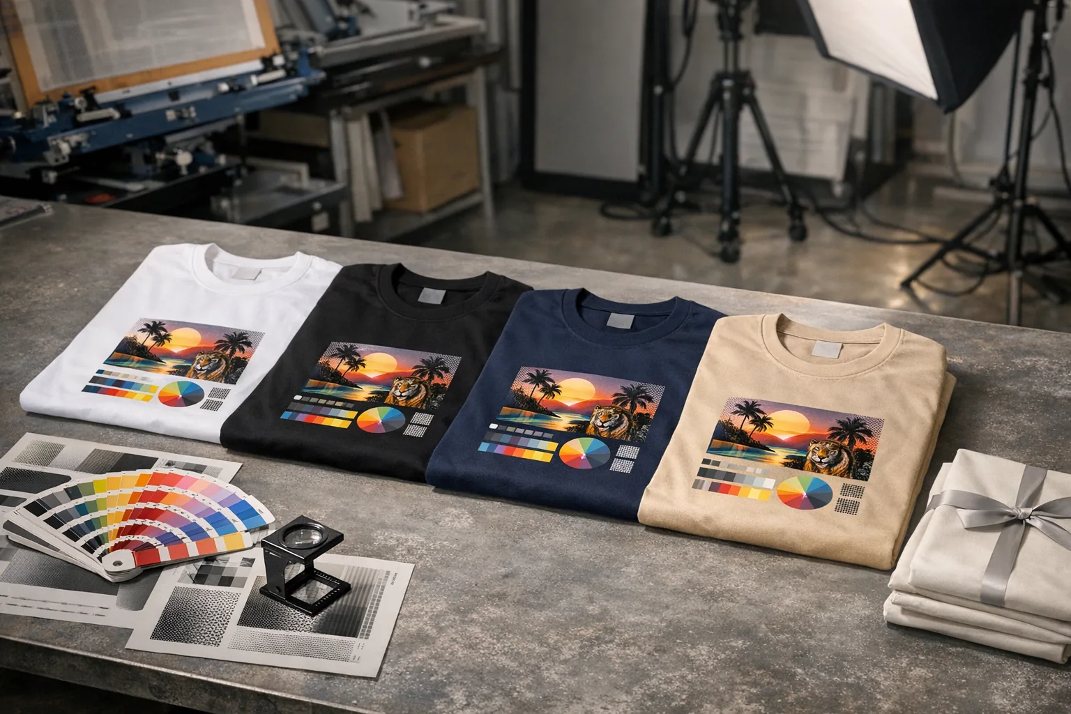 Jak dobrać kolor koszulki żeby nadruk był czytelny i premium?