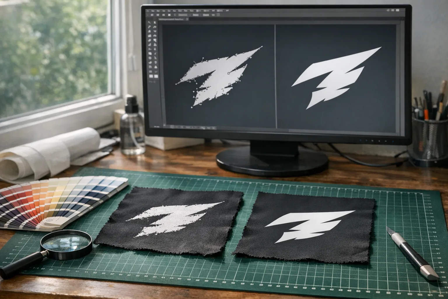 Jakie błędy w logo psują nadruk i jak je naprawić szybko?