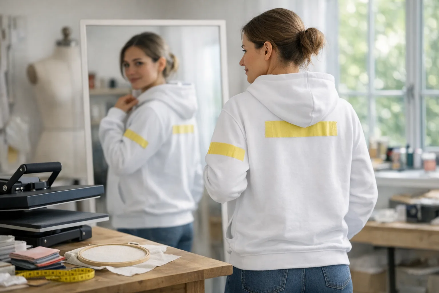 Jakie miejsca znakowania na bluzie są najwygodniejsze w noszeniu?