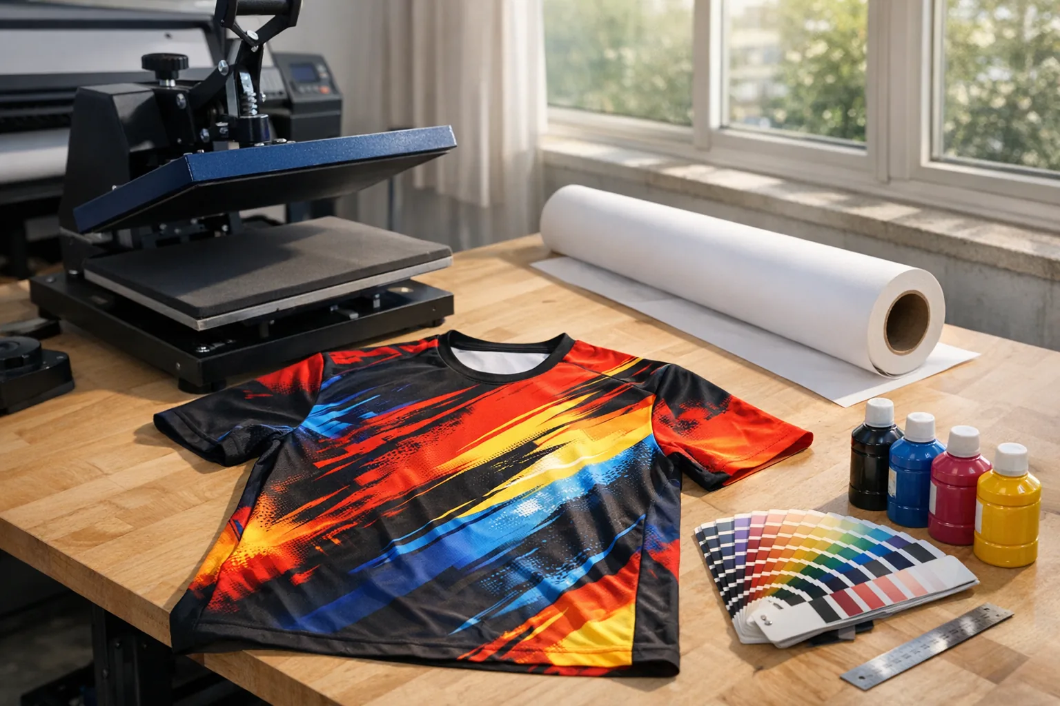 Sublimacja na odzieży sportowej jak uzyskać trwałe kolory?