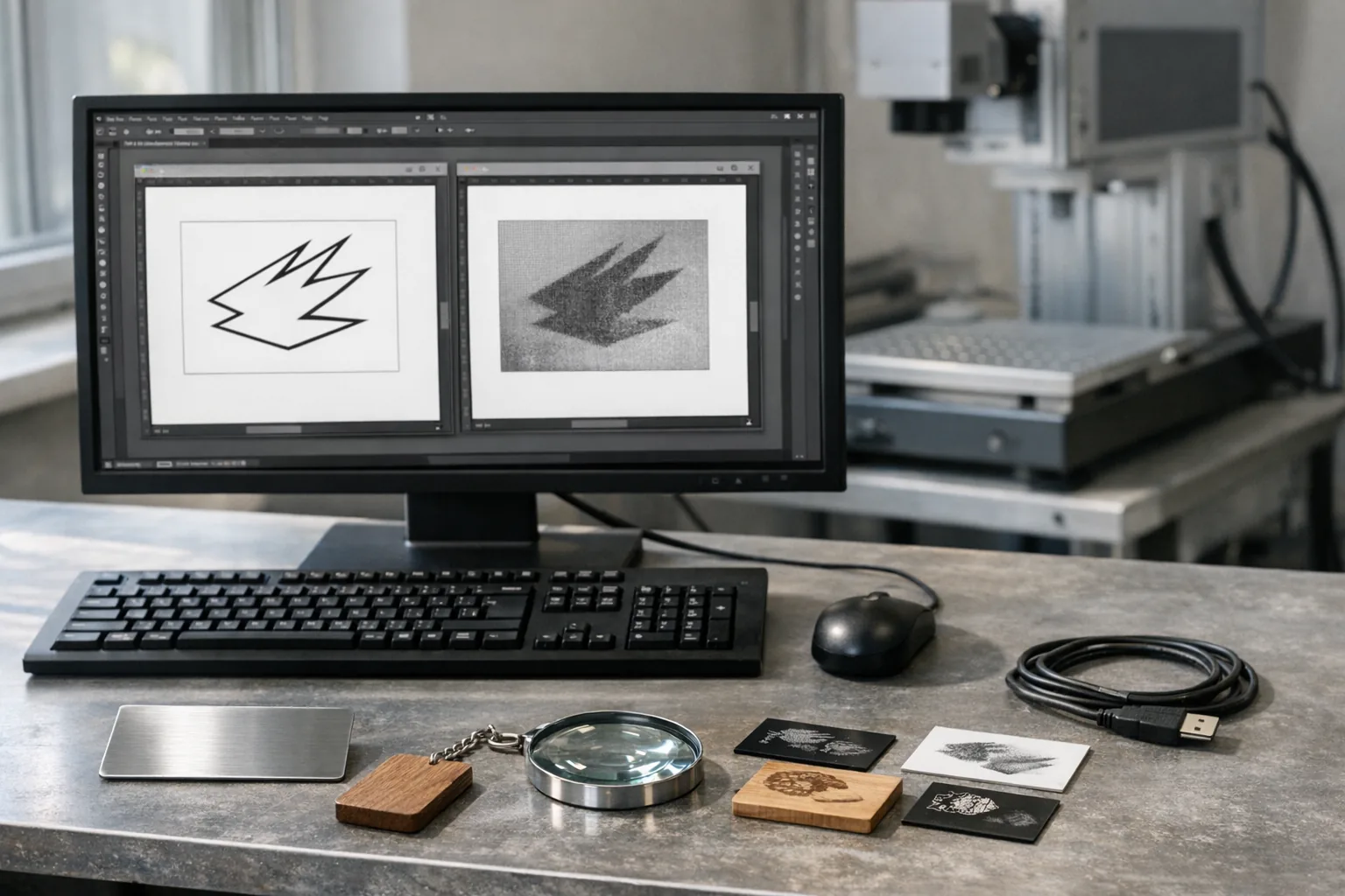 Wektor czy raster — co lepiej wysłać do znakowania?