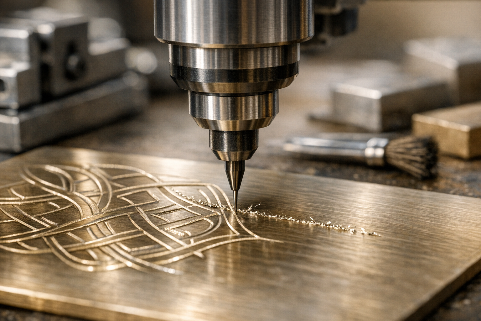 Mikroskopijna precyzja graweru laserowego na metalu